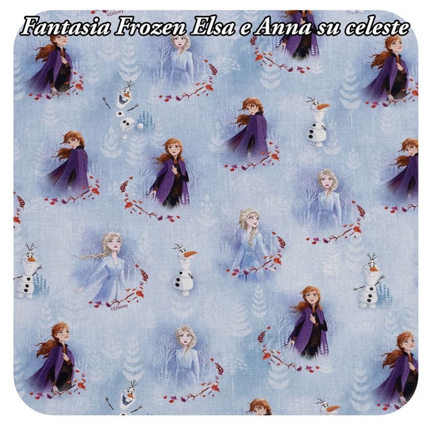 Frozen Elsa e Anna su celeste